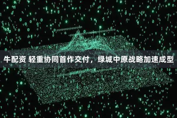牛配资 轻重协同首作交付，绿城中原战略加速成型